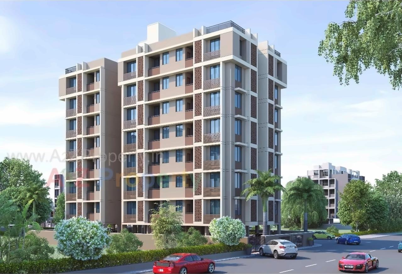 3D Elevation of real estate project Sujal Residency located at Bopal, Ahmedabad, Gujarat