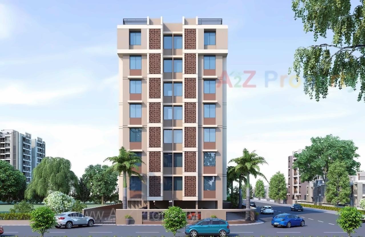 3D Elevation of real estate project Sujal Residency located at Bopal, Ahmedabad, Gujarat
