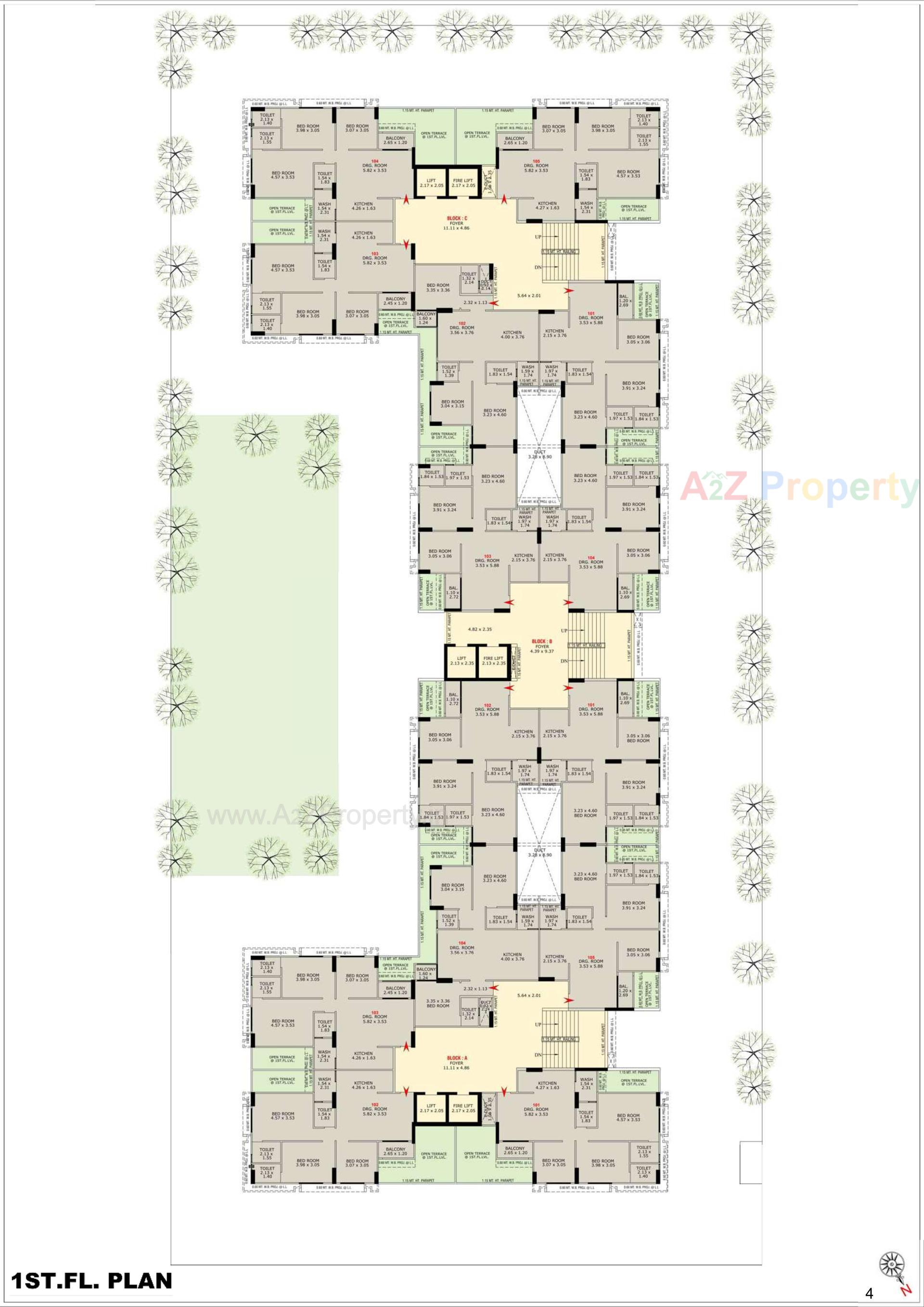 Layout of real estate project Sukirti located at Shela, Ahmedabad, Gujarat