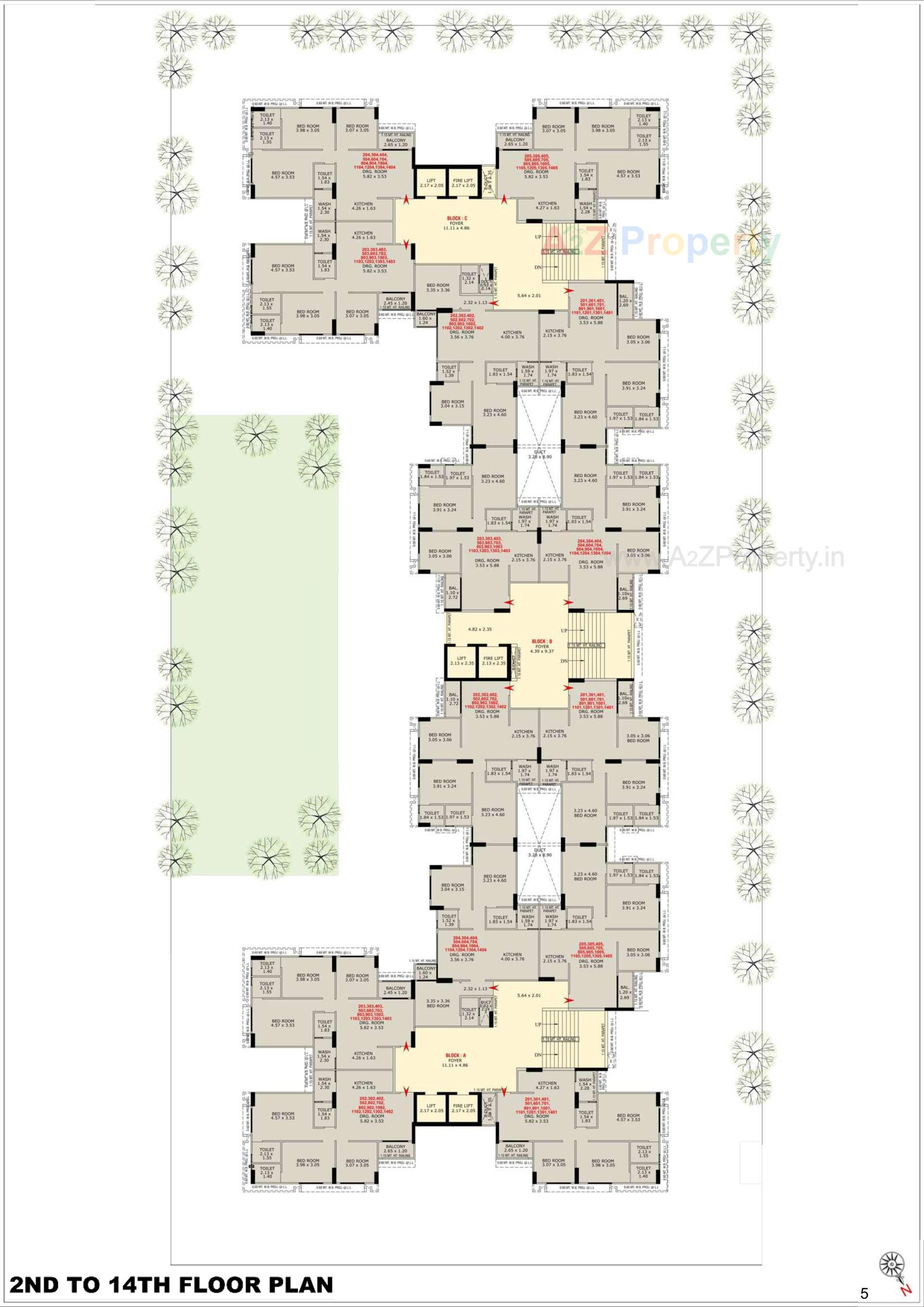 Layout of real estate project Sukirti located at Shela, Ahmedabad, Gujarat