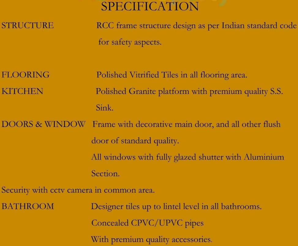  of real estate project Sukirti Sweet Homes located at Bopal, Ahmedabad, Gujarat