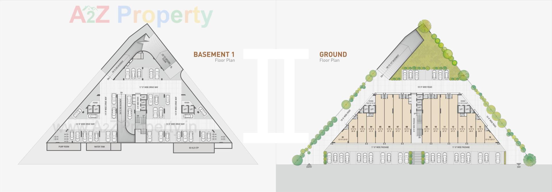 Layout of real estate project Sukrut Business Park Ii located at Okaf, Ahmedabad, Gujarat