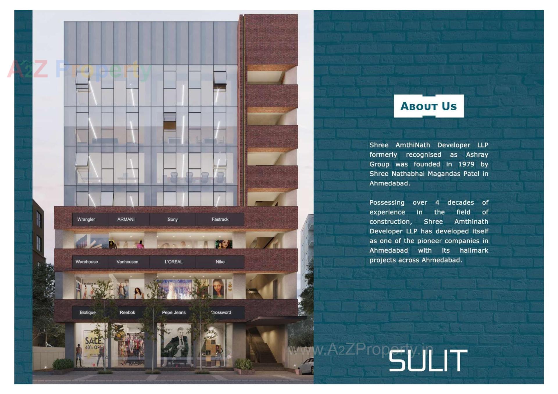 3D Elevation of real estate project Sulit located at Memnagar, Ahmedabad, Gujarat