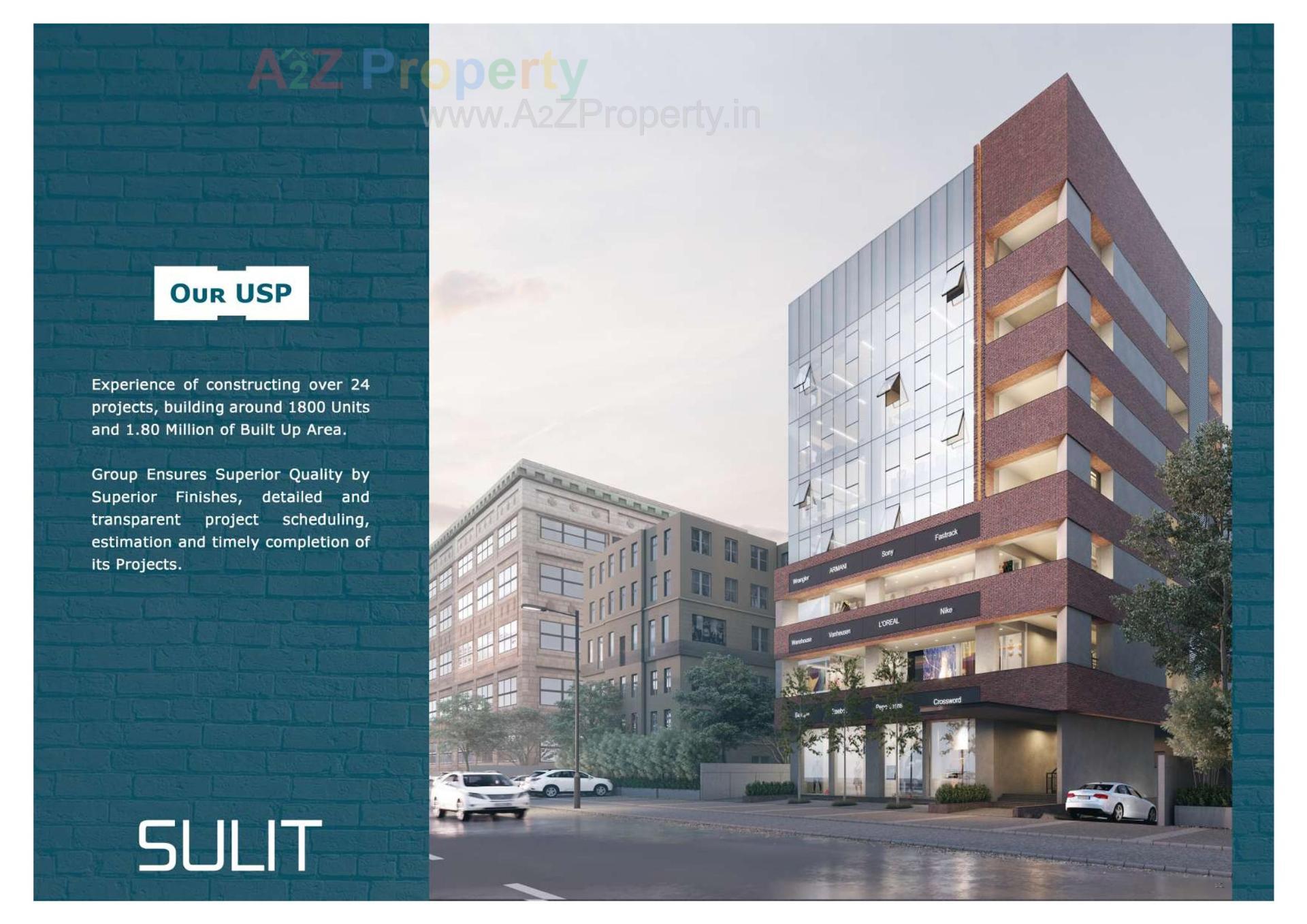 3D Elevation of real estate project Sulit located at Memnagar, Ahmedabad, Gujarat