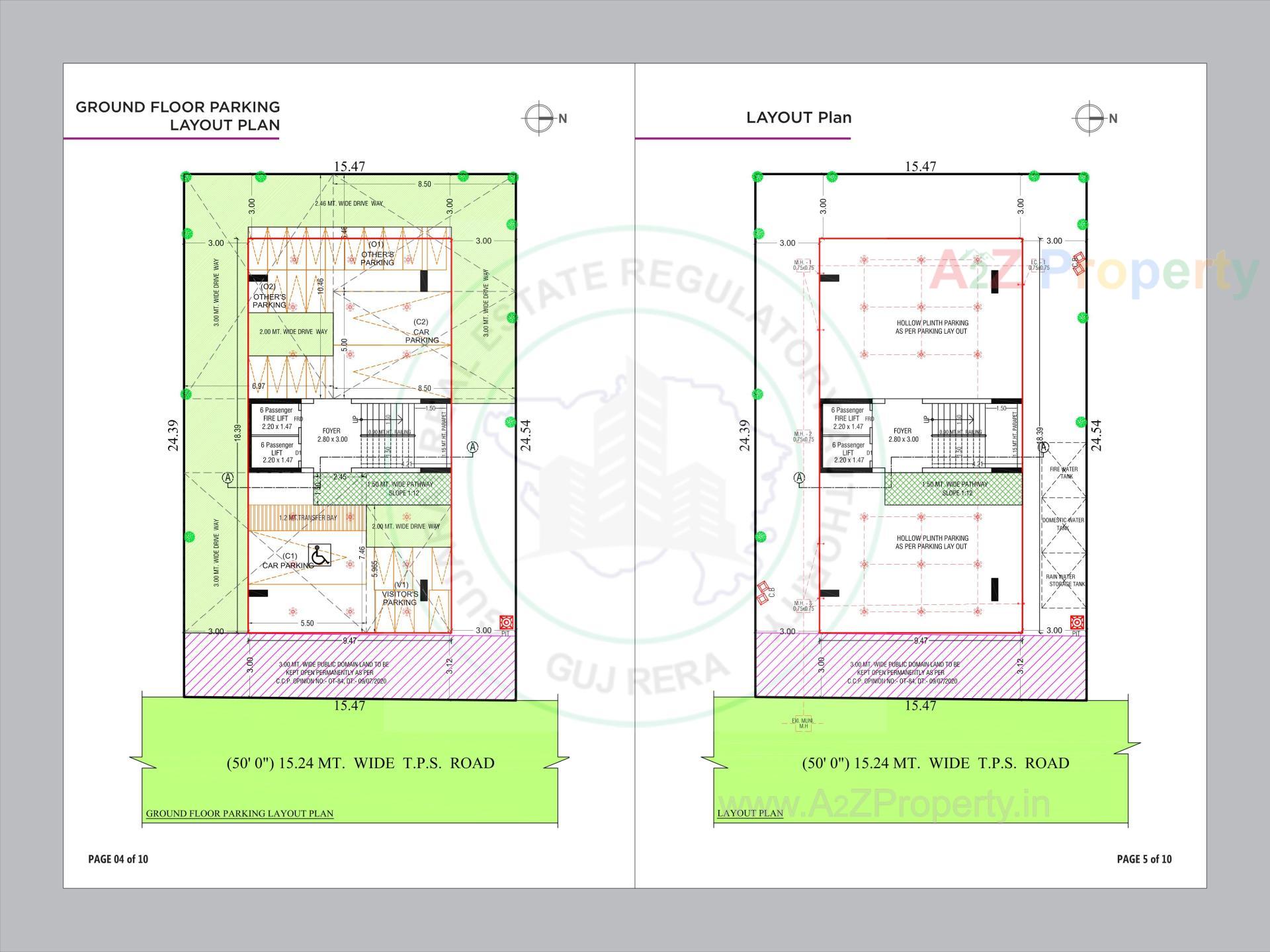 Layout of real estate project Sumukh 1 located at Usmanpura, Ahmedabad, Gujarat
