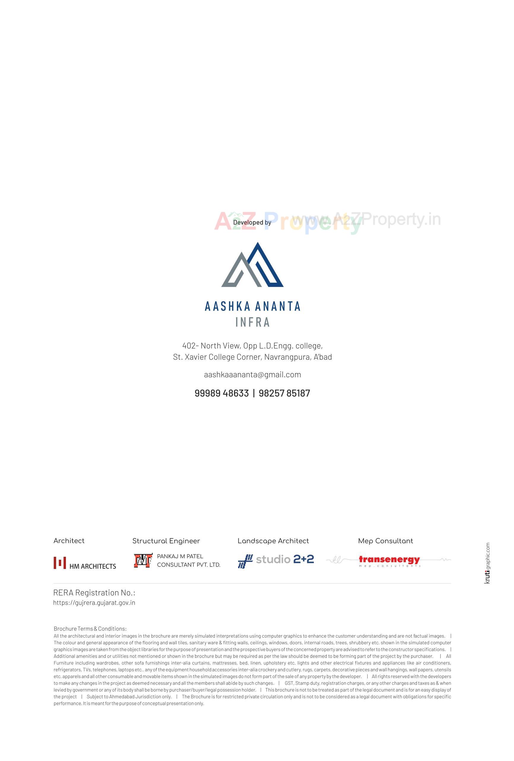  of real estate project Sun Aashka located at Paldi, Ahmedabad, Gujarat