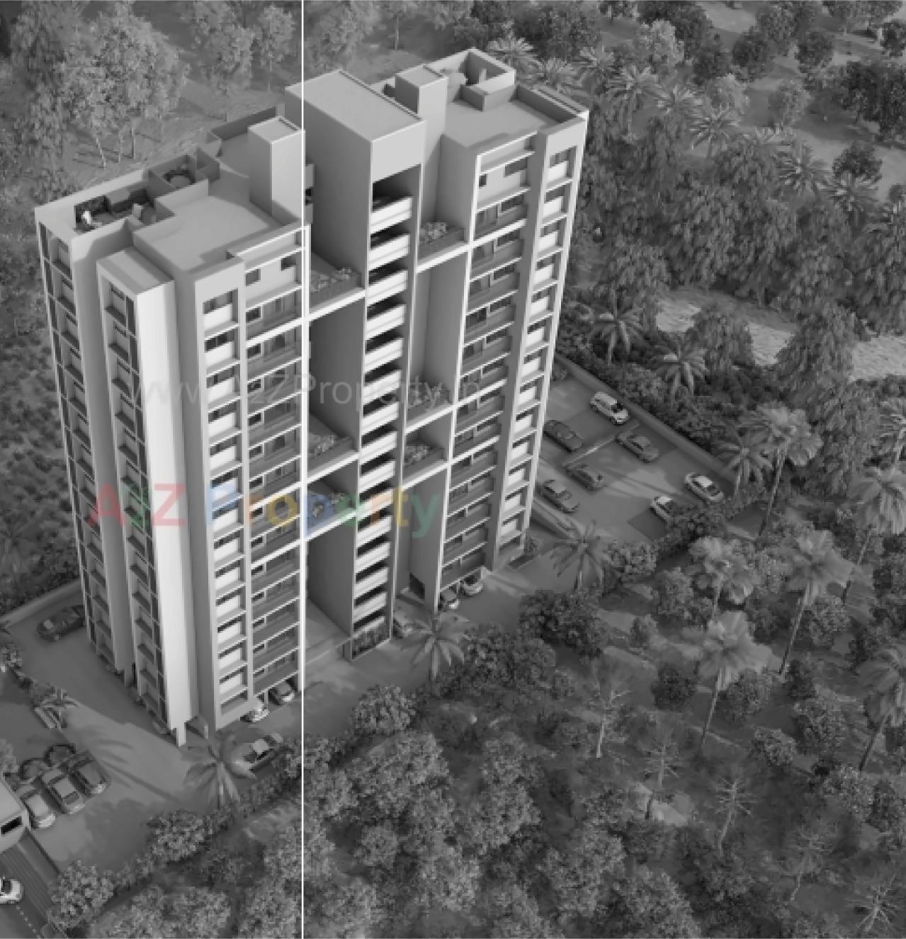 3D Elevation of real estate project Sun Aspire located at City, Ahmedabad, Gujarat