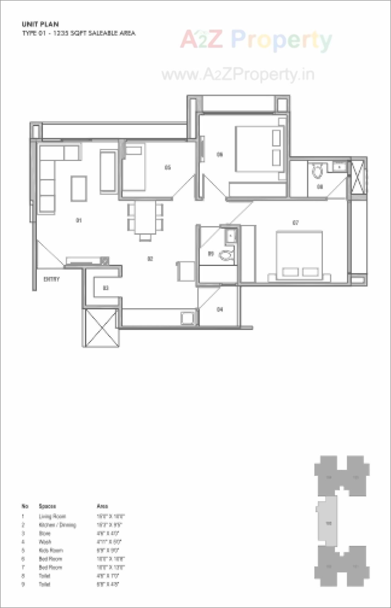 Layout of real estate project Sun Aspire located at City, Ahmedabad, Gujarat