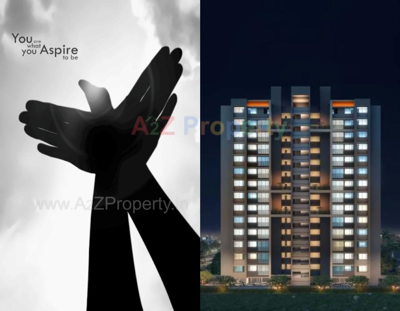 3D Elevation of real estate project Sun Aspire located at City, Ahmedabad, Gujarat