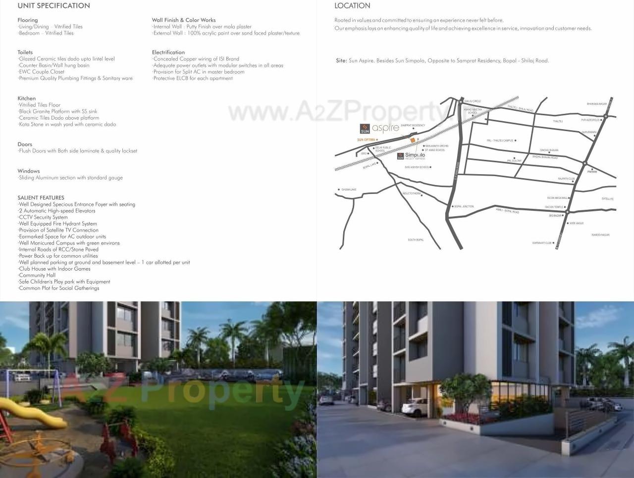  of real estate project Sun Aspire located at City, Ahmedabad, Gujarat