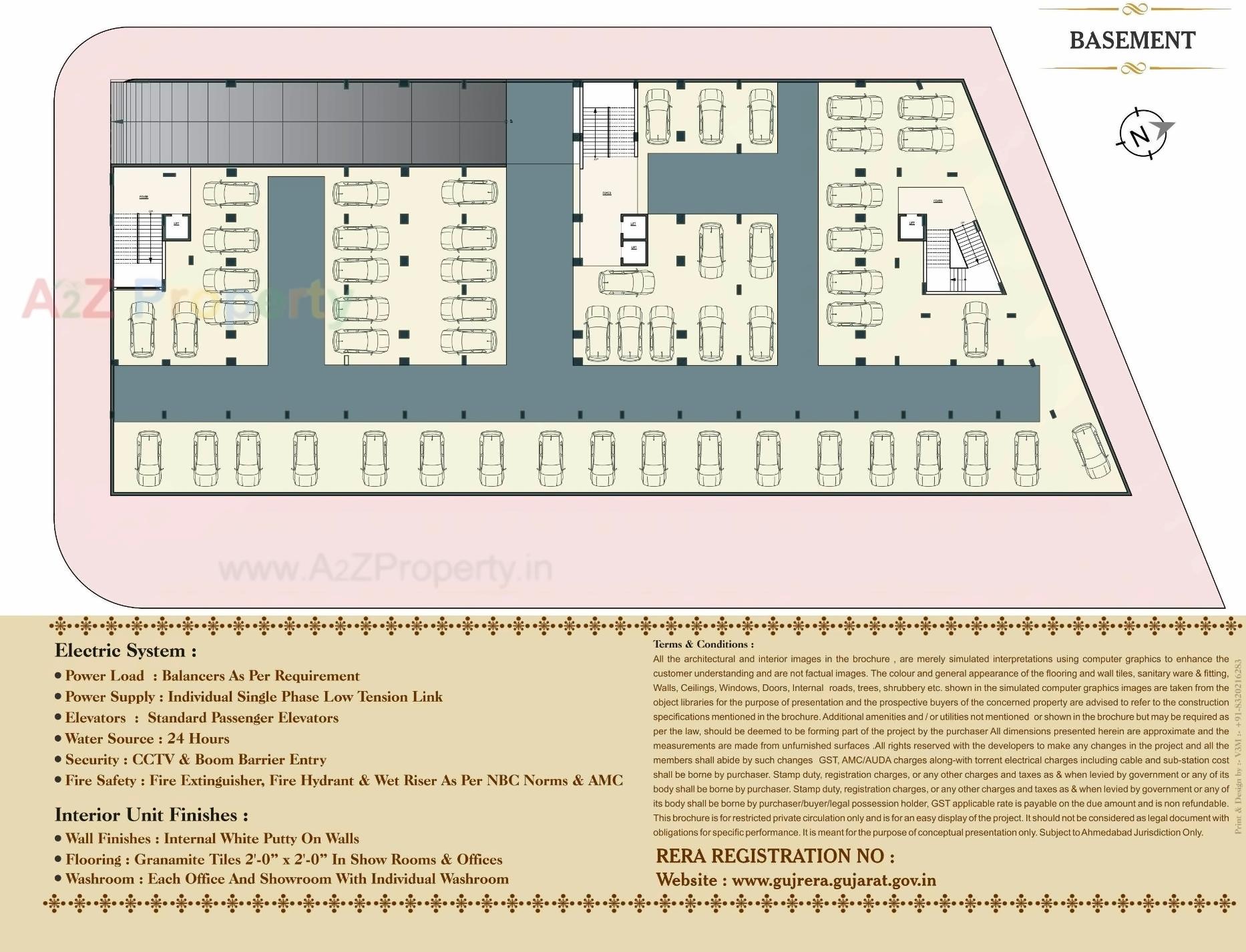 Layout of real estate project Sun Business Hub located at Ahmedabad, Ahmedabad, Gujarat