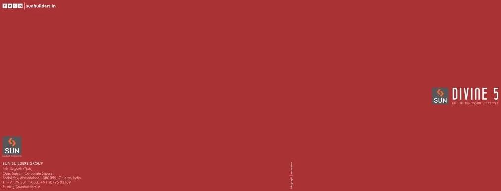  of real estate project Sun Divine located at Ghatlodia, Ahmedabad, Gujarat