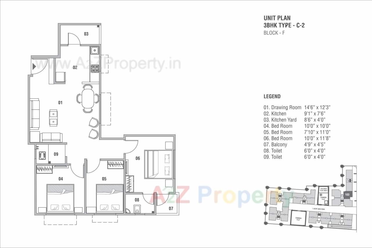 Layout of real estate project Sun Divine located at Ghatlodia, Ahmedabad, Gujarat
