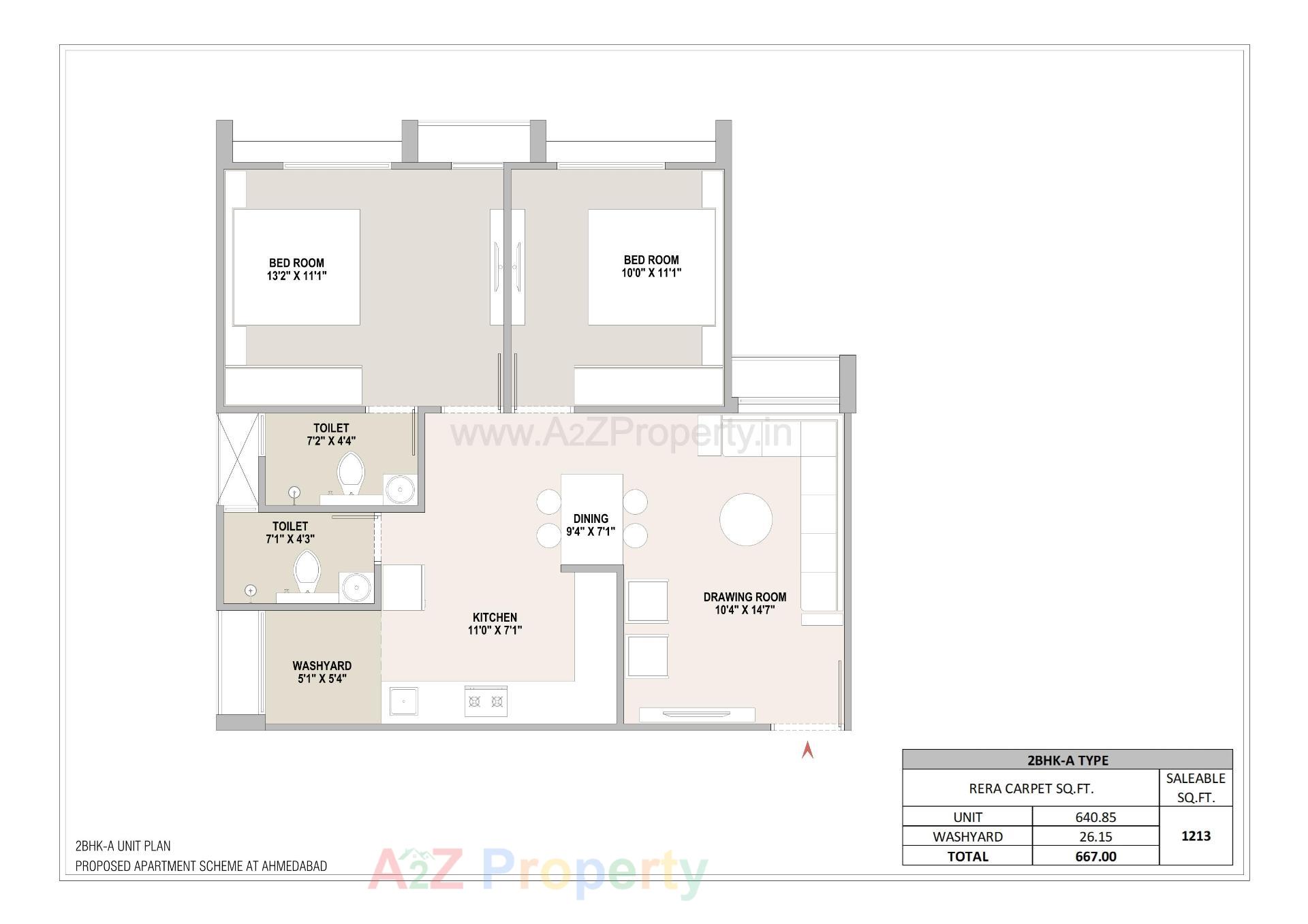 Layout of real estate project Sun Footprints located at Sanathal, Ahmedabad, Gujarat