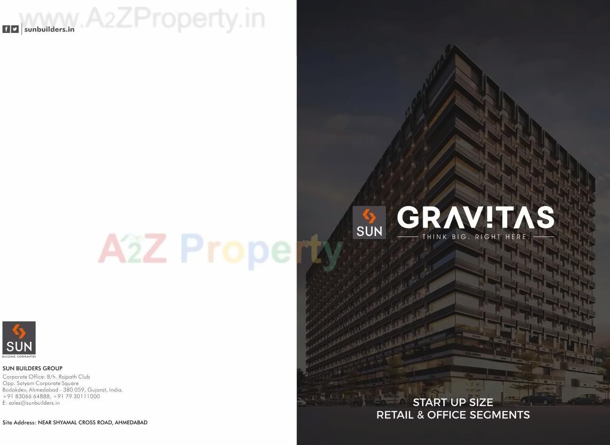  of real estate project Sun Gravitas located at Vejalpur, Ahmedabad, Gujarat