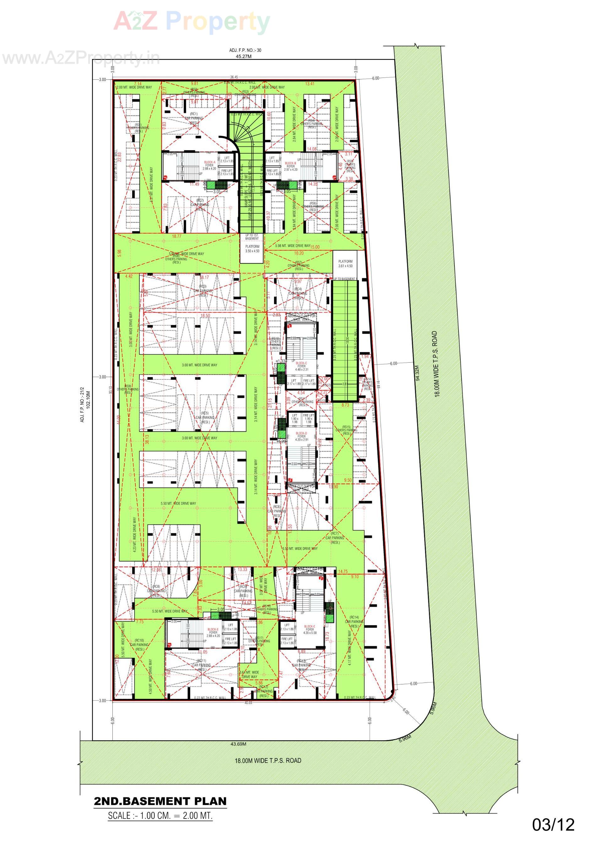 Layout of real estate project Sun Parkwest located at Shela, Ahmedabad, Gujarat