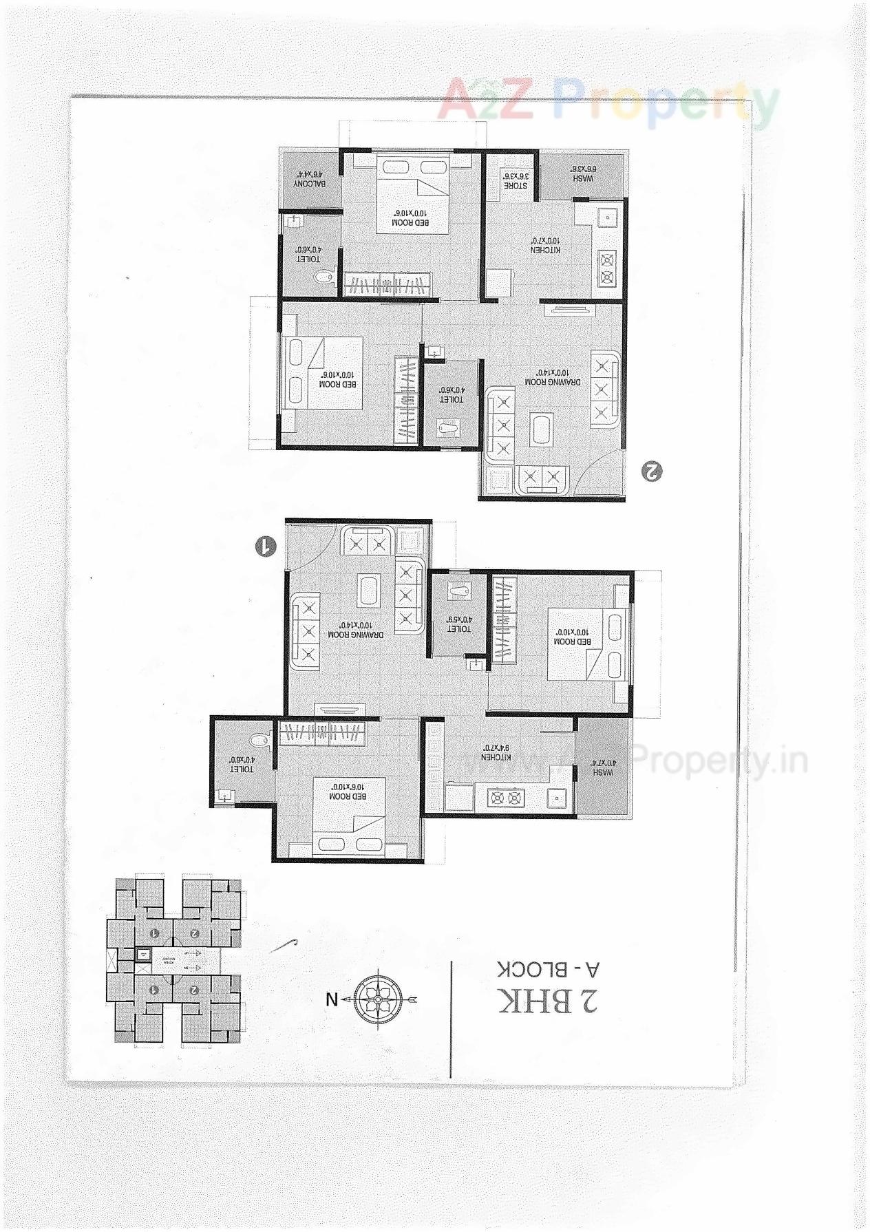 Layout of real estate project Sun Residency located at Vastral, Ahmedabad, Gujarat