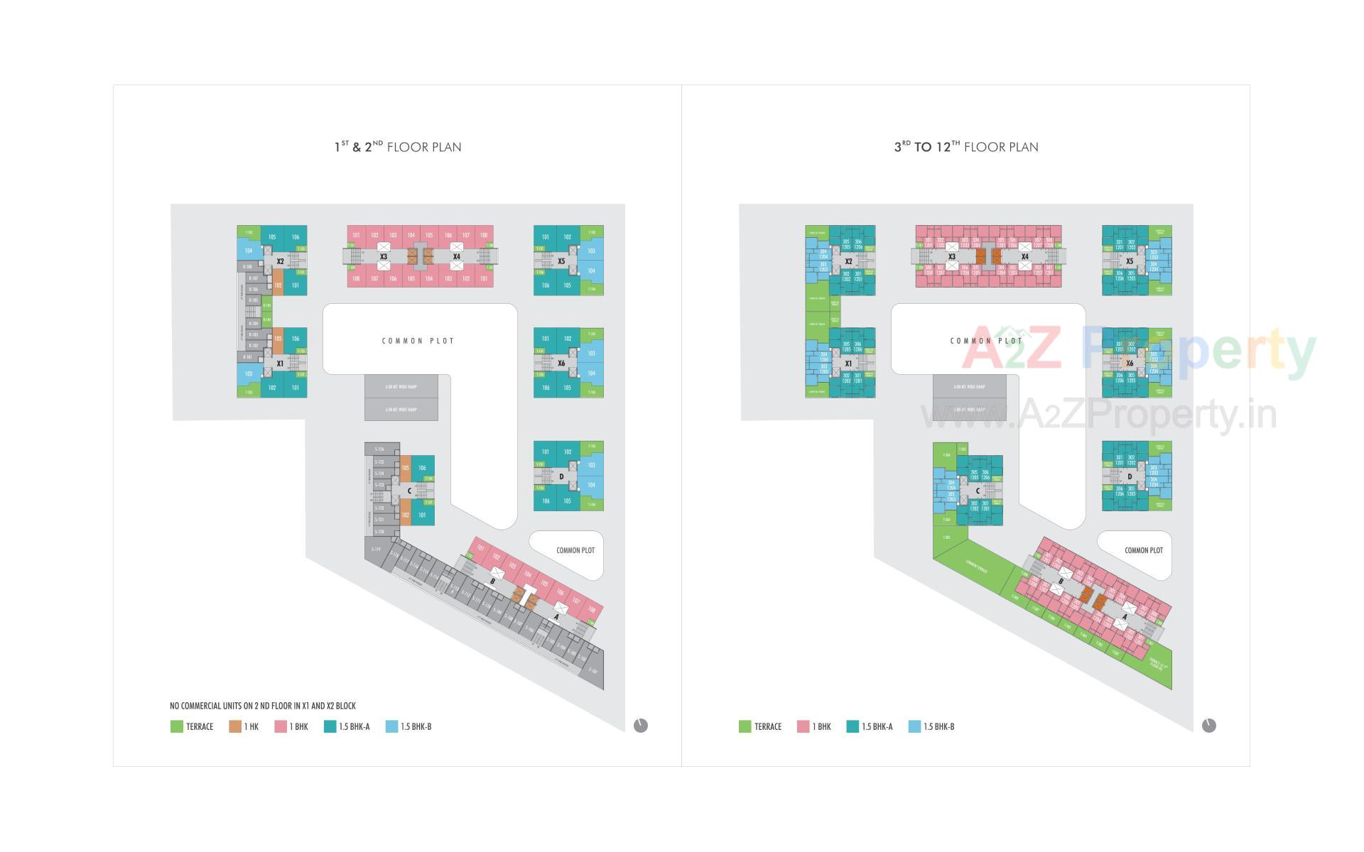 Layout of real estate project Sun Rising Homes located at Jagatpur, Ahmedabad, Gujarat