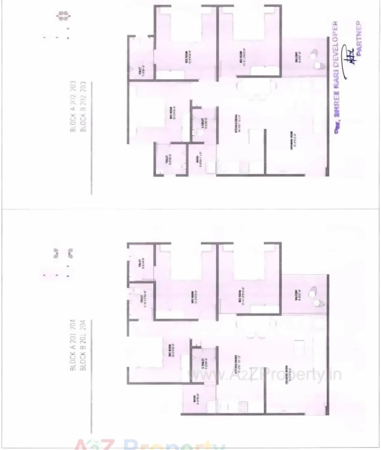 Layout of real estate project Sun Setu located at Khodiyar, Ahmedabad, Gujarat