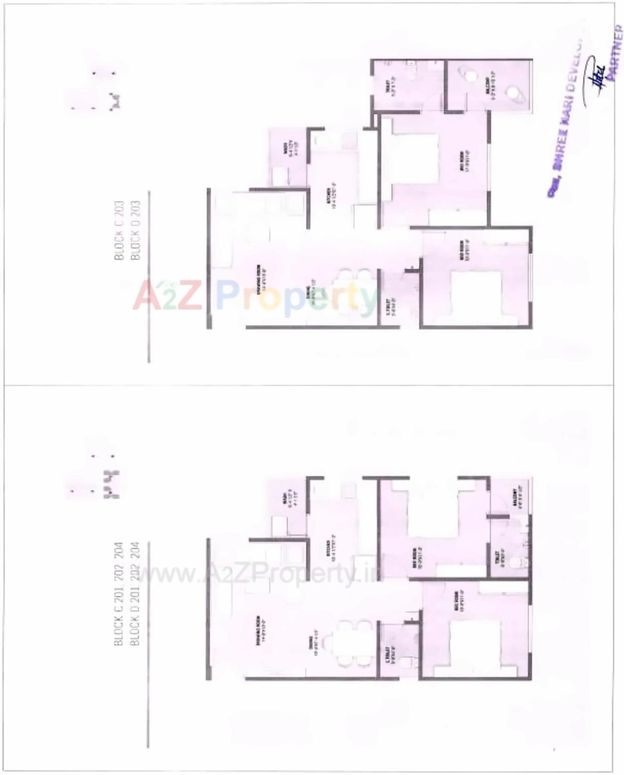 Layout of real estate project Sun Setu located at Khodiyar, Ahmedabad, Gujarat
