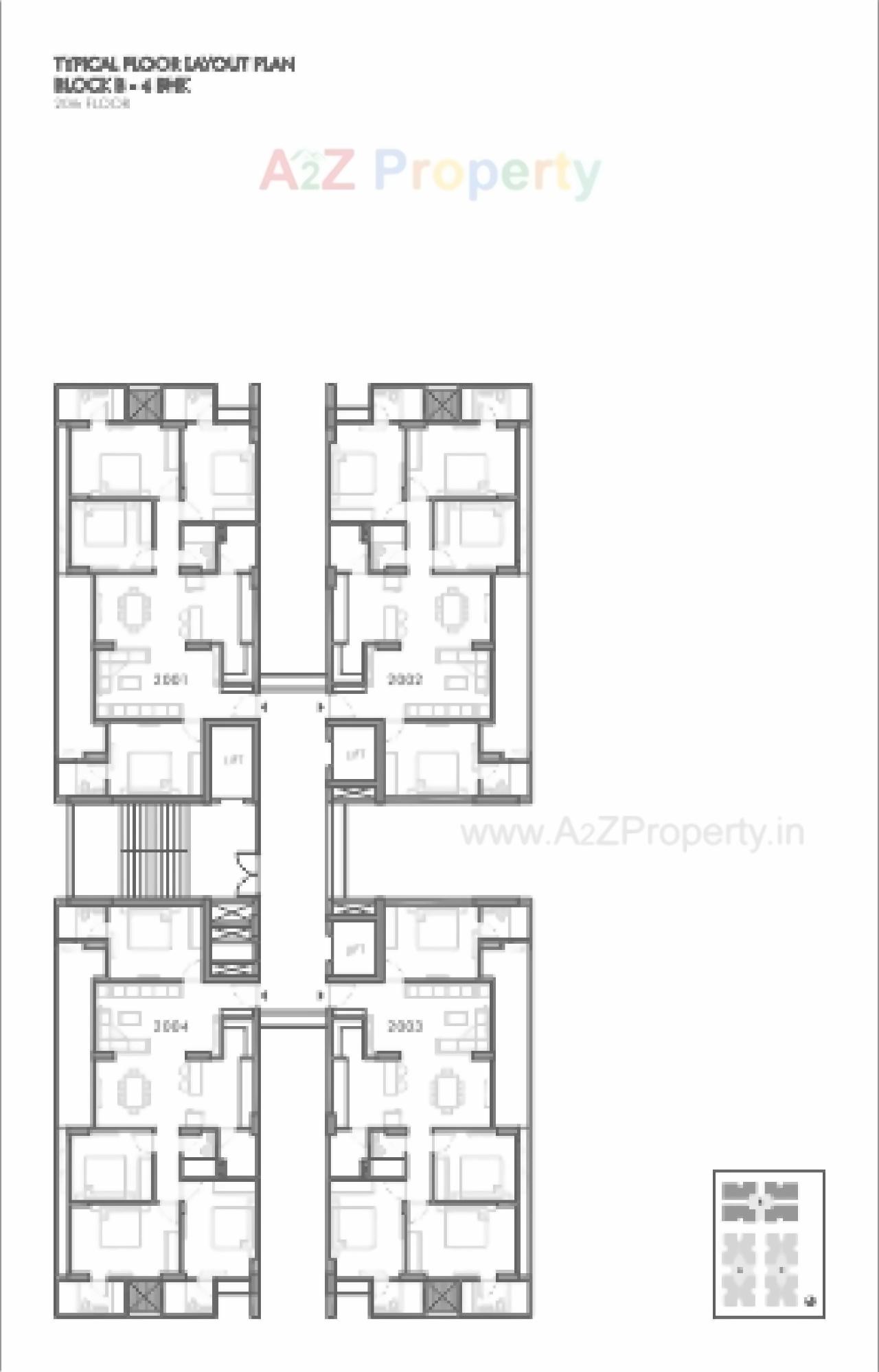 Layout of real estate project Sun Skypark Sun Centralplace located at Ahmedabad, Ahmedabad, Gujarat