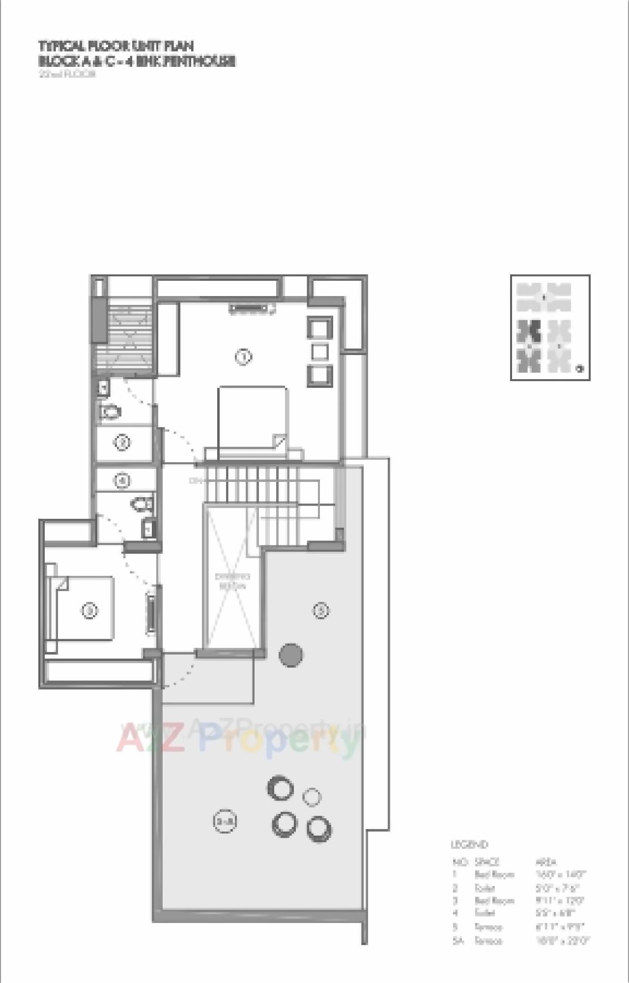 Layout of real estate project Sun Skypark Sun Centralplace located at Ahmedabad, Ahmedabad, Gujarat