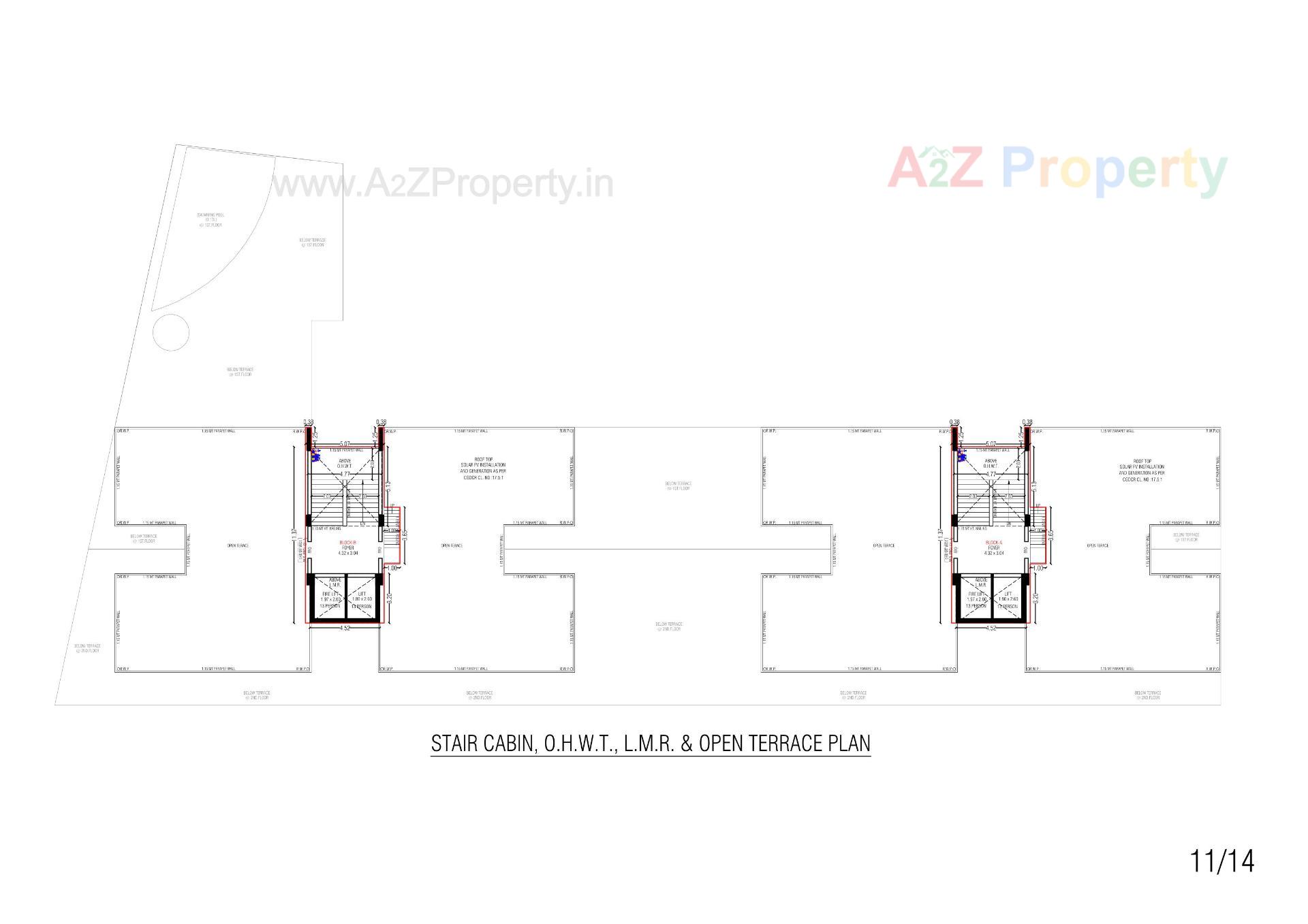 Layout of real estate project Sun Skyview located at Shela, Ahmedabad, Gujarat