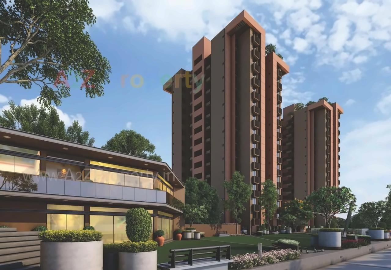 3D Elevation of real estate project Sun Southpark located at Ahmedabad, Ahmedabad, Gujarat