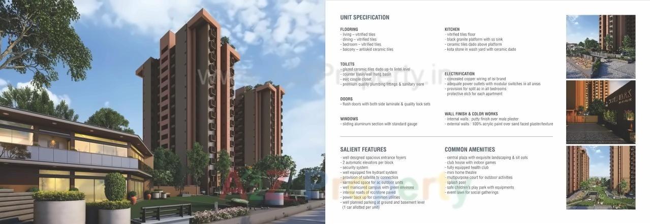 3D Elevation of real estate project Sun Southpark located at Ahmedabad, Ahmedabad, Gujarat