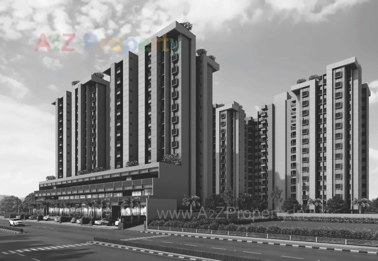 3D Elevation of real estate project Sun Southpark located at Ahmedabad, Ahmedabad, Gujarat