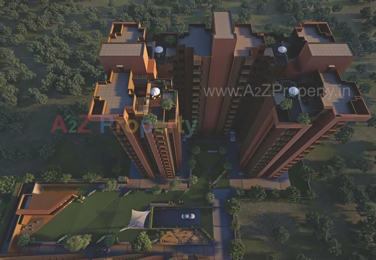 3D Elevation of real estate project Sun Southpark located at Ahmedabad, Ahmedabad, Gujarat