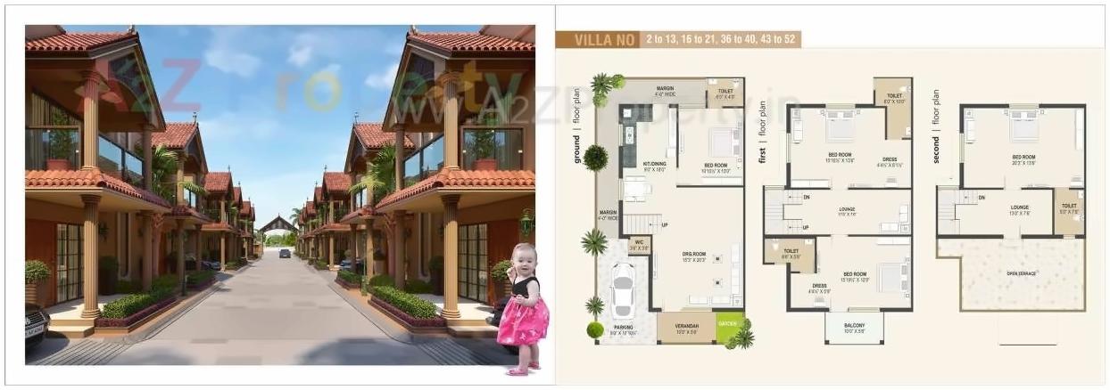 Layout of real estate project Sun Villa Bunglows located at Vastral, Ahmedabad, Gujarat