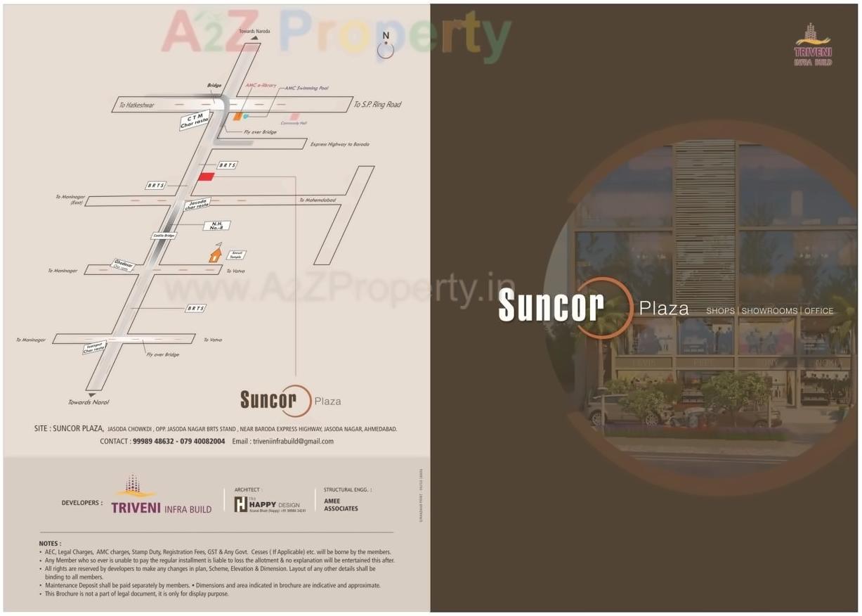  of real estate project Suncor Plaza located at Ghodasar, Ahmedabad, Gujarat