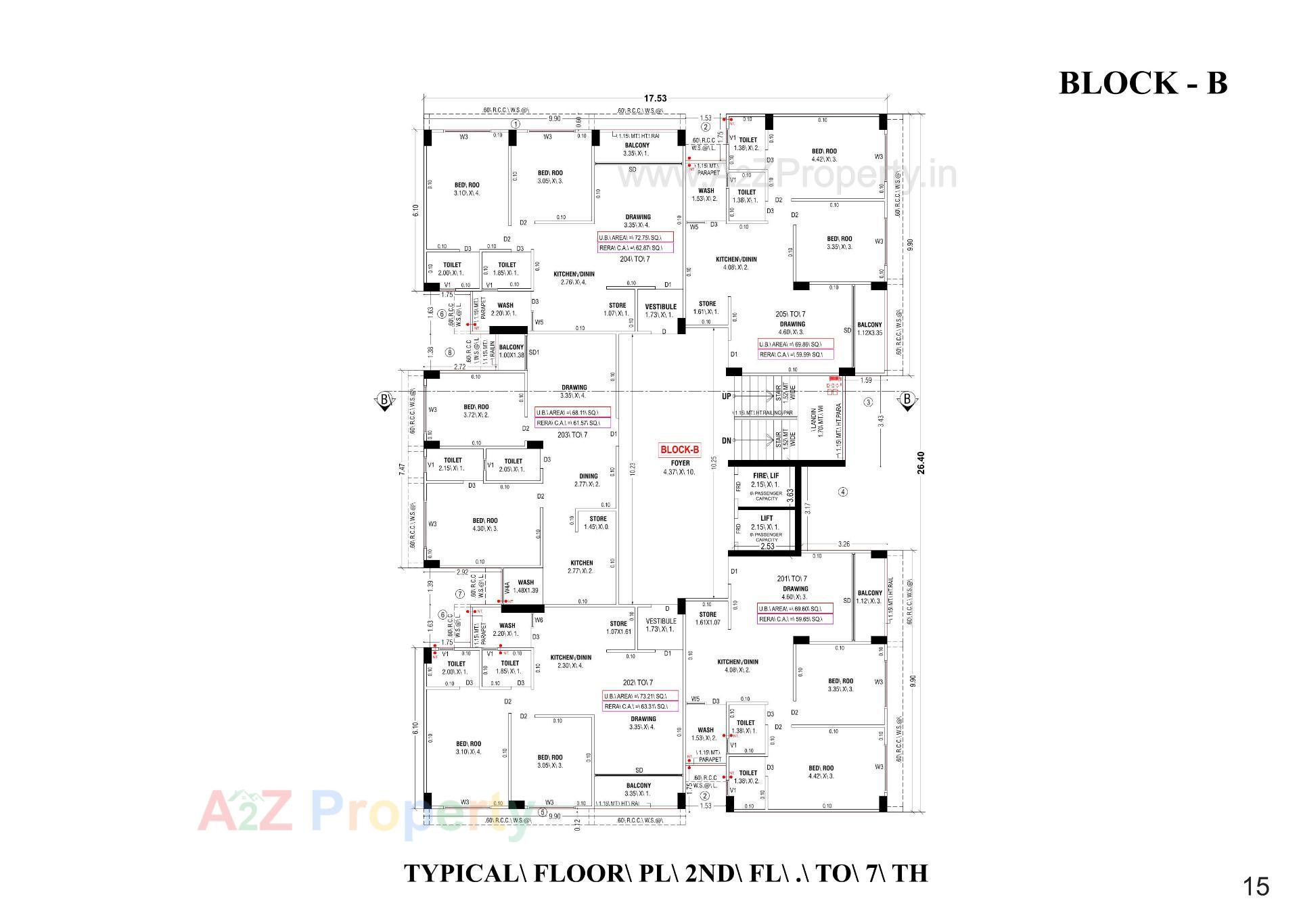 Layout of real estate project Sundaram Sparsh located at Ghuma, Ahmedabad, Gujarat