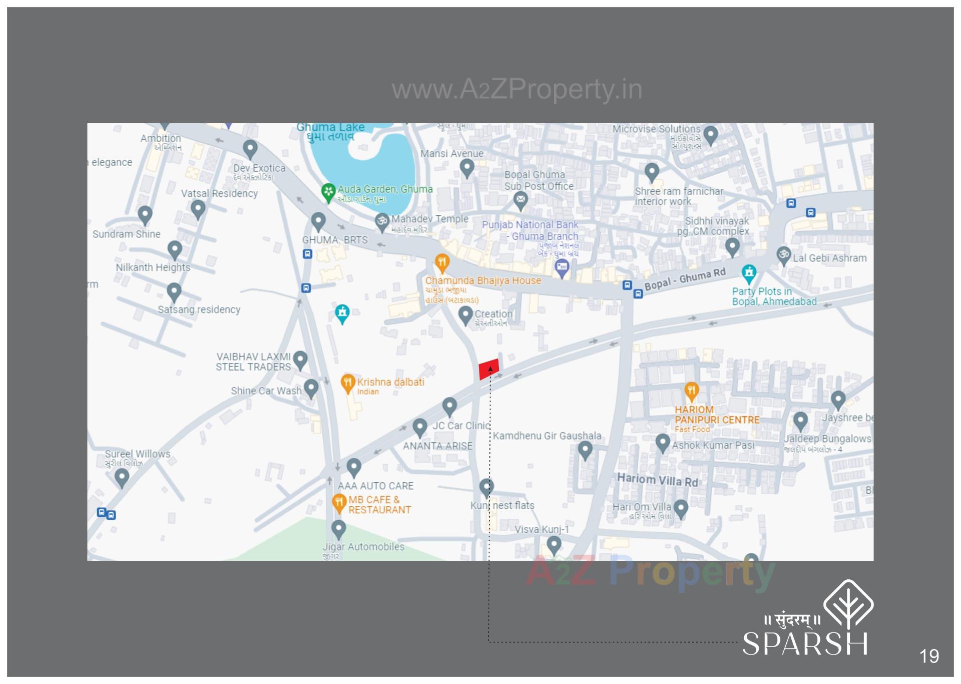  of real estate project Sundaram Sparsh located at Ghuma, Ahmedabad, Gujarat