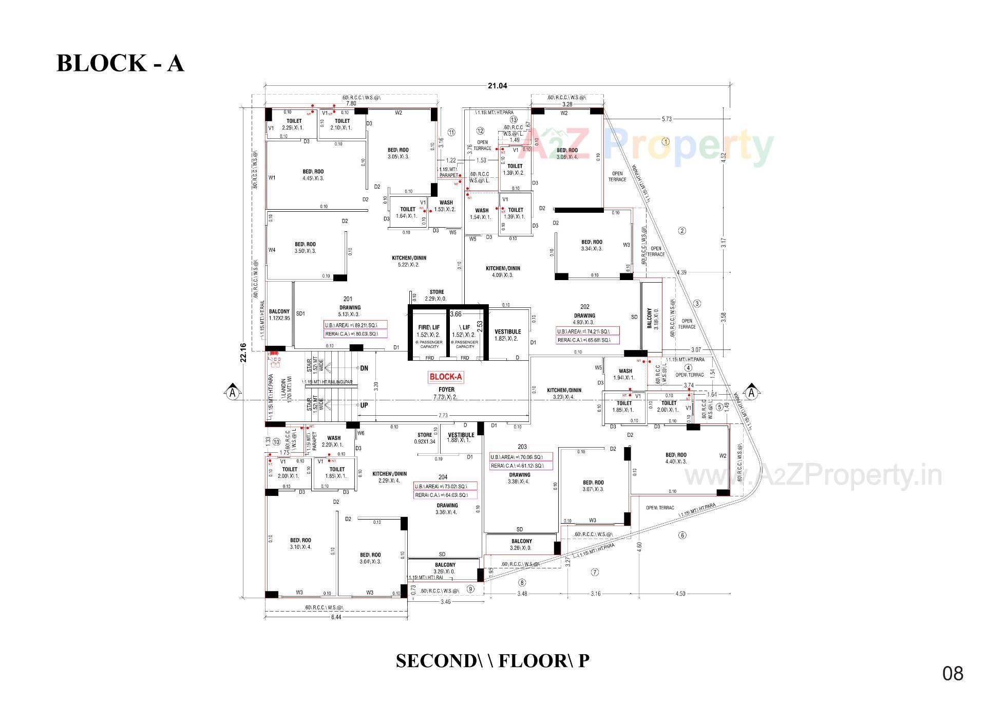 Layout of real estate project Sundaram Sparsh located at Ghuma, Ahmedabad, Gujarat