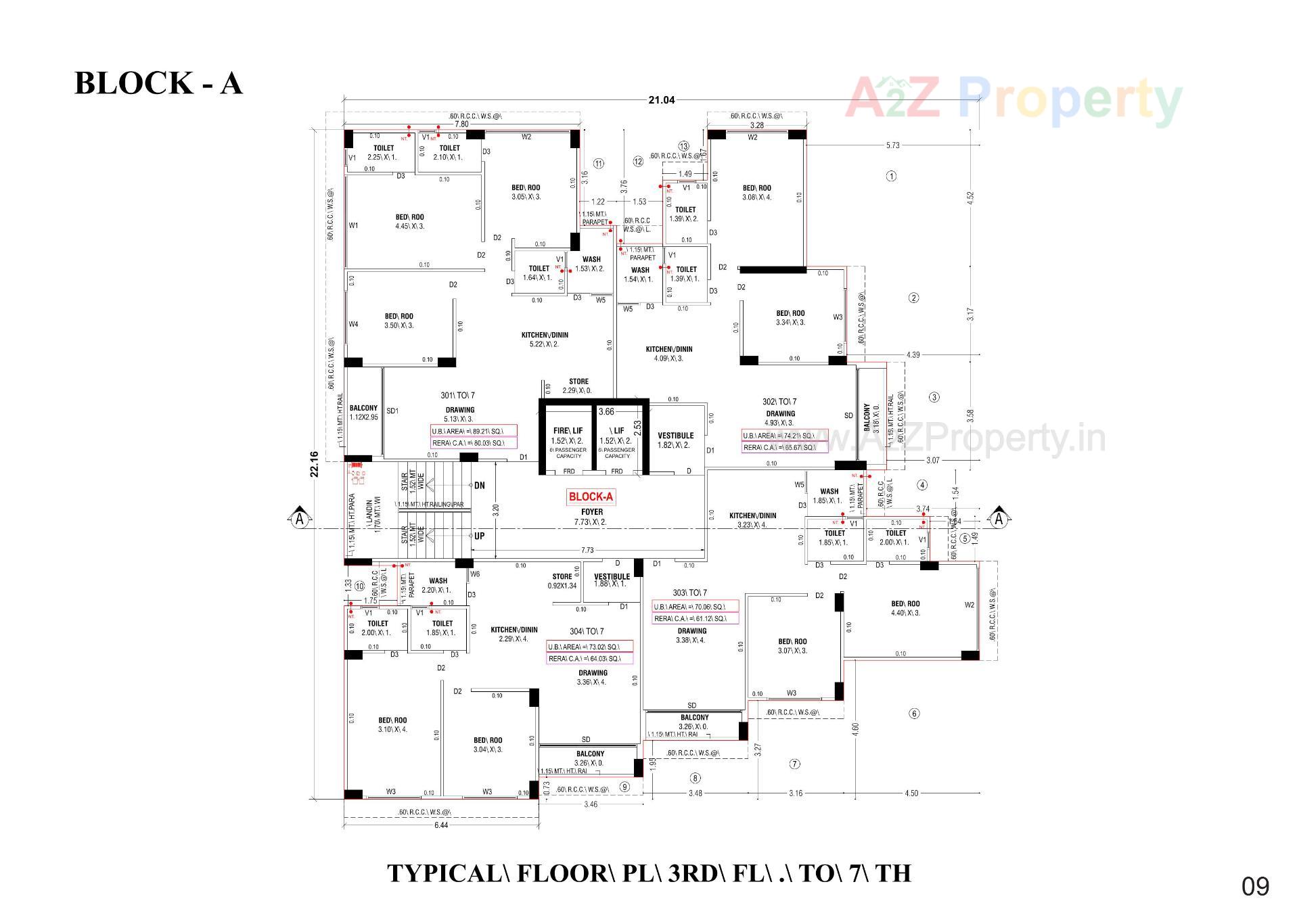 Layout of real estate project Sundaram Sparsh located at Ghuma, Ahmedabad, Gujarat