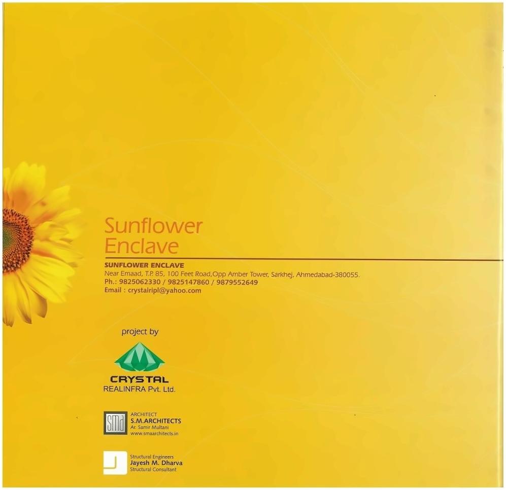  of real estate project Sunflower Enclave located at Sarkhej, Ahmedabad, Gujarat