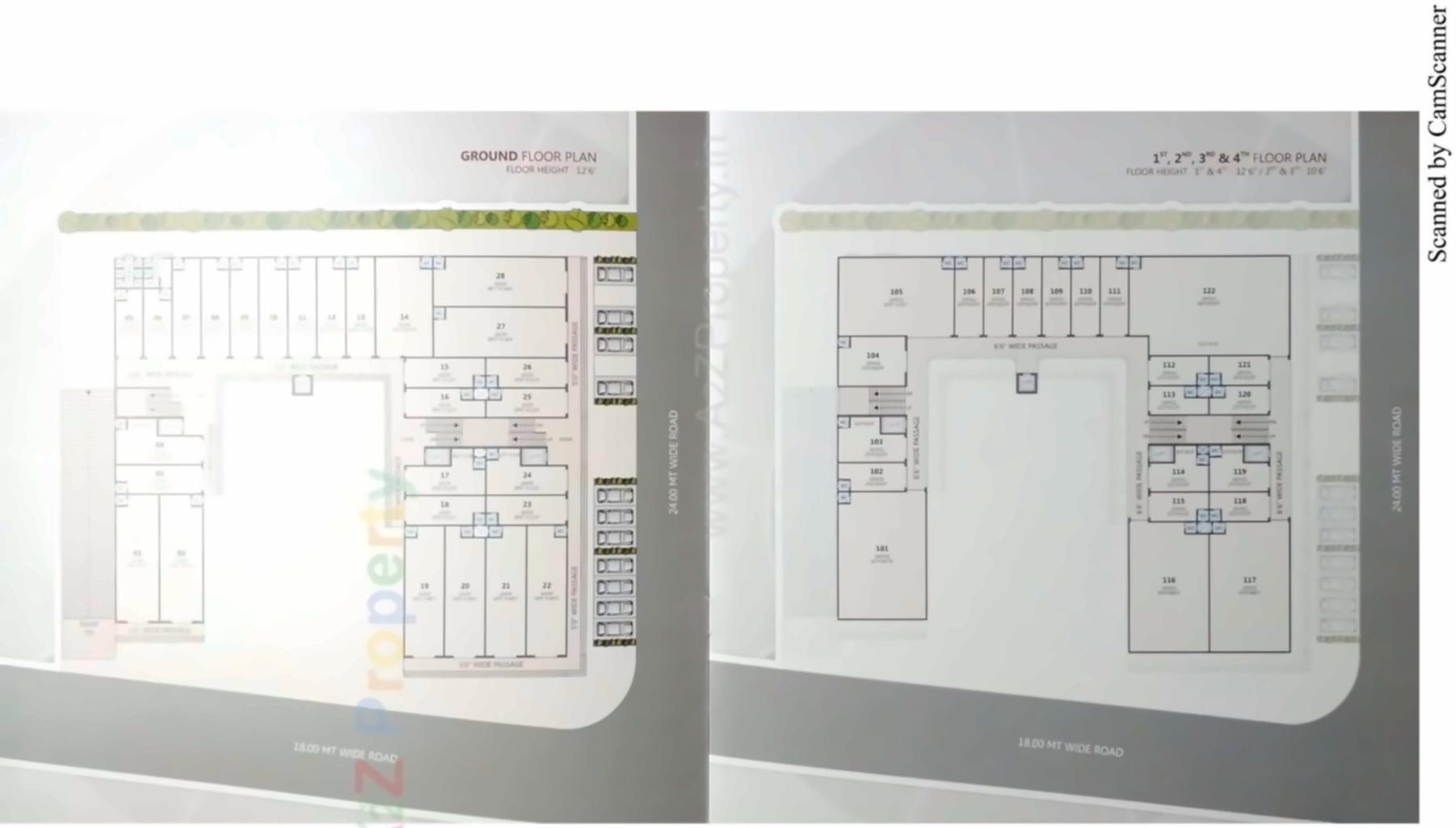 Layout of real estate project Sunrise Business Center located at Nikol, Ahmedabad, Gujarat