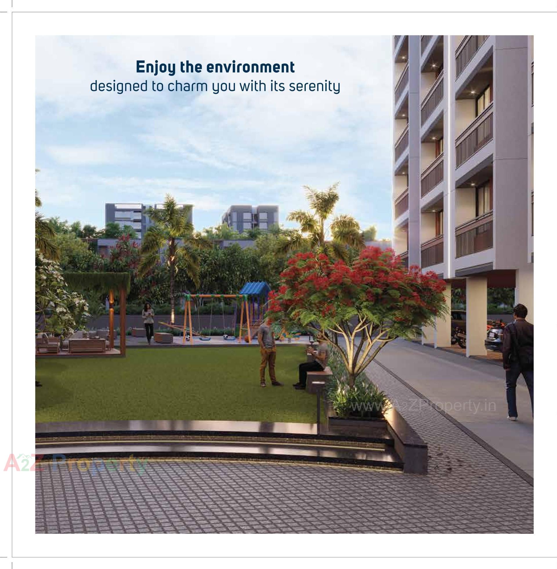 3D Elevation of real estate project Sunrise Homes located at Vatva, Ahmedabad, Gujarat