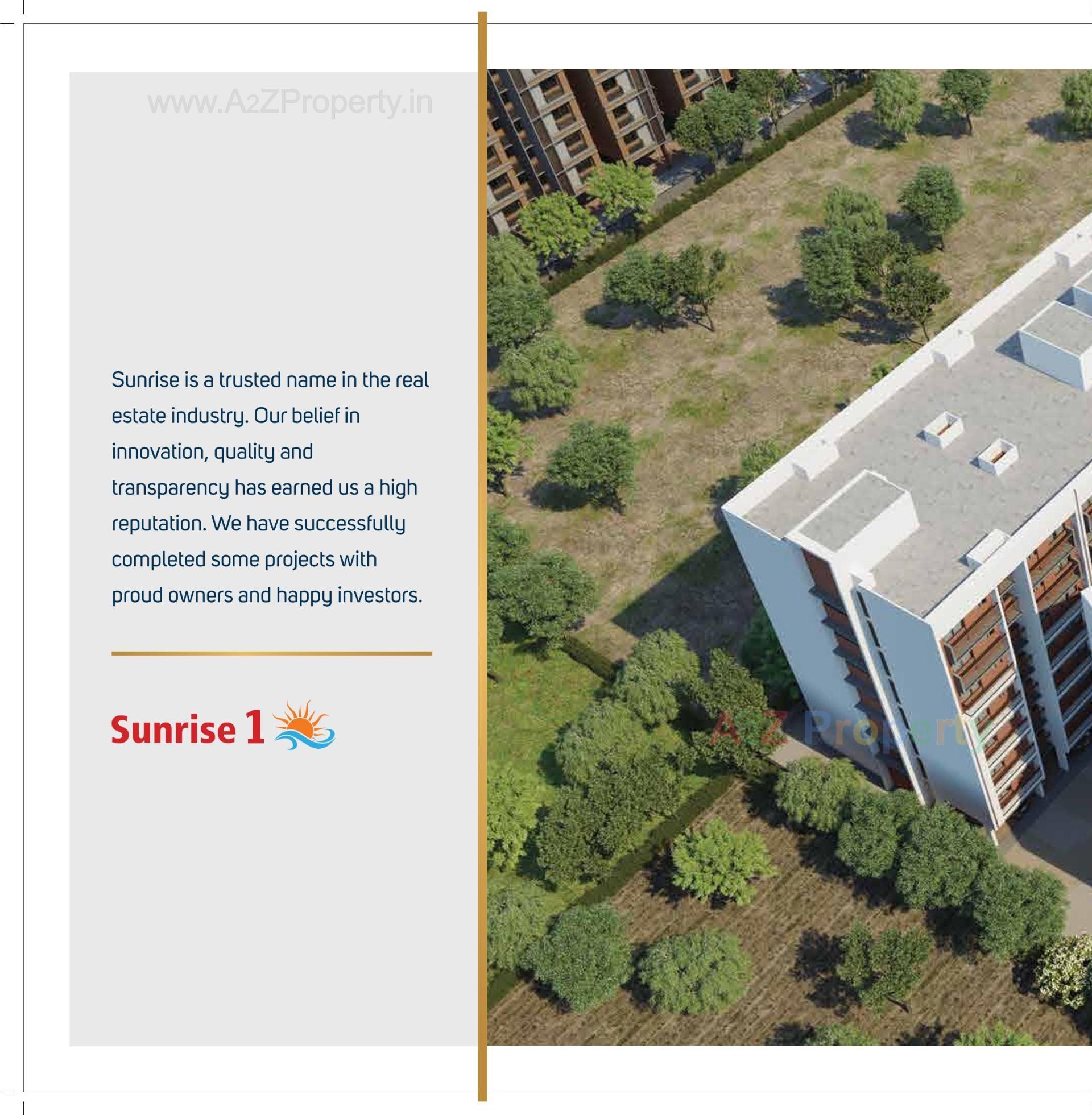 3D Elevation of real estate project Sunrise Homes located at Vatva, Ahmedabad, Gujarat