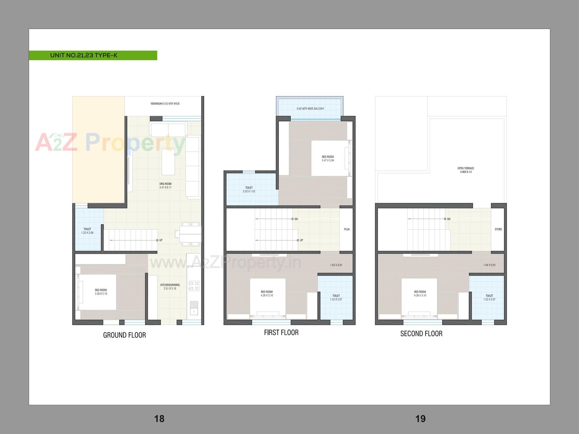 Layout of real estate project Sunrise Villa located at Singarva, Ahmedabad, Gujarat