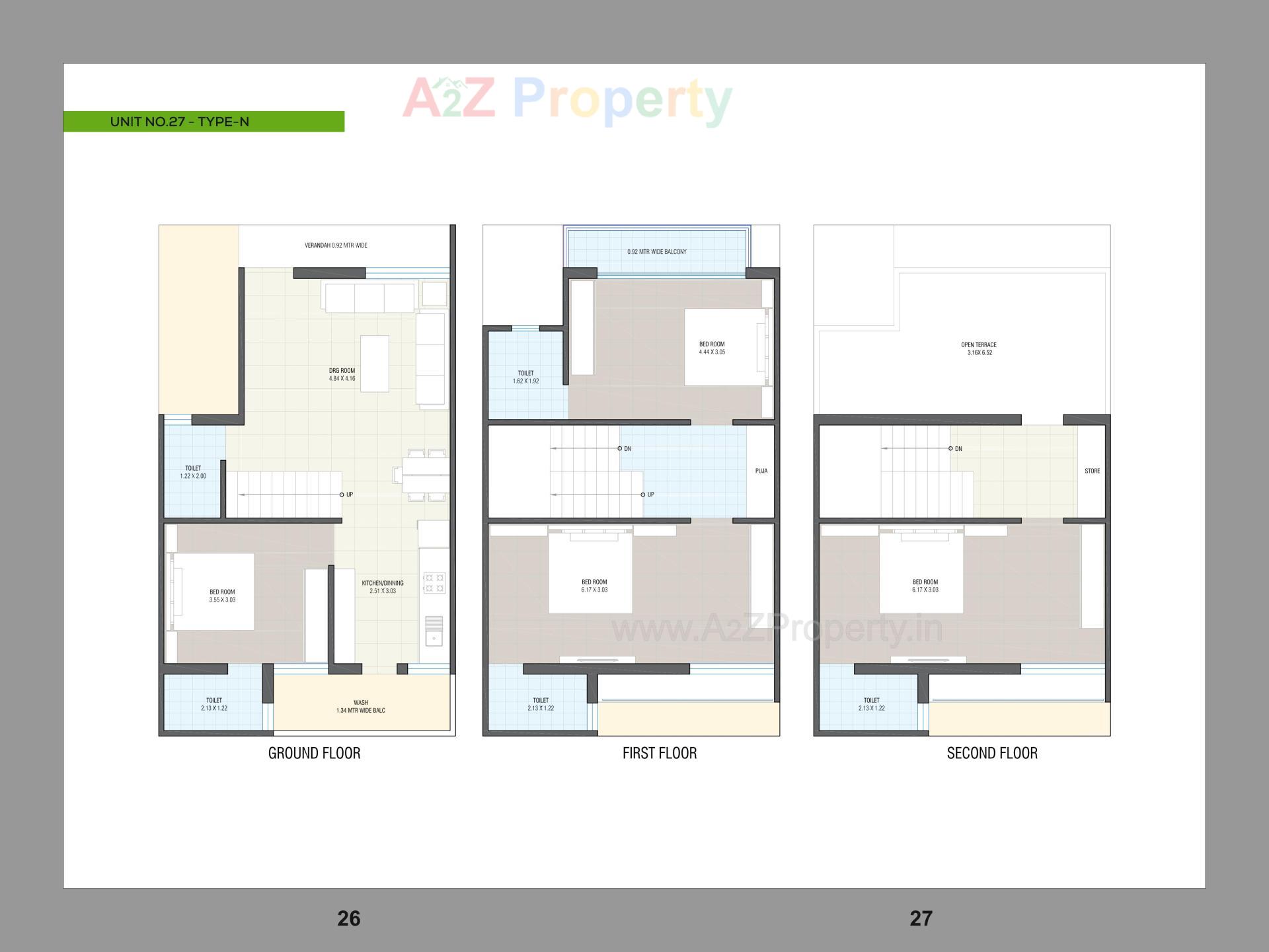 Layout of real estate project Sunrise Villa located at Singarva, Ahmedabad, Gujarat