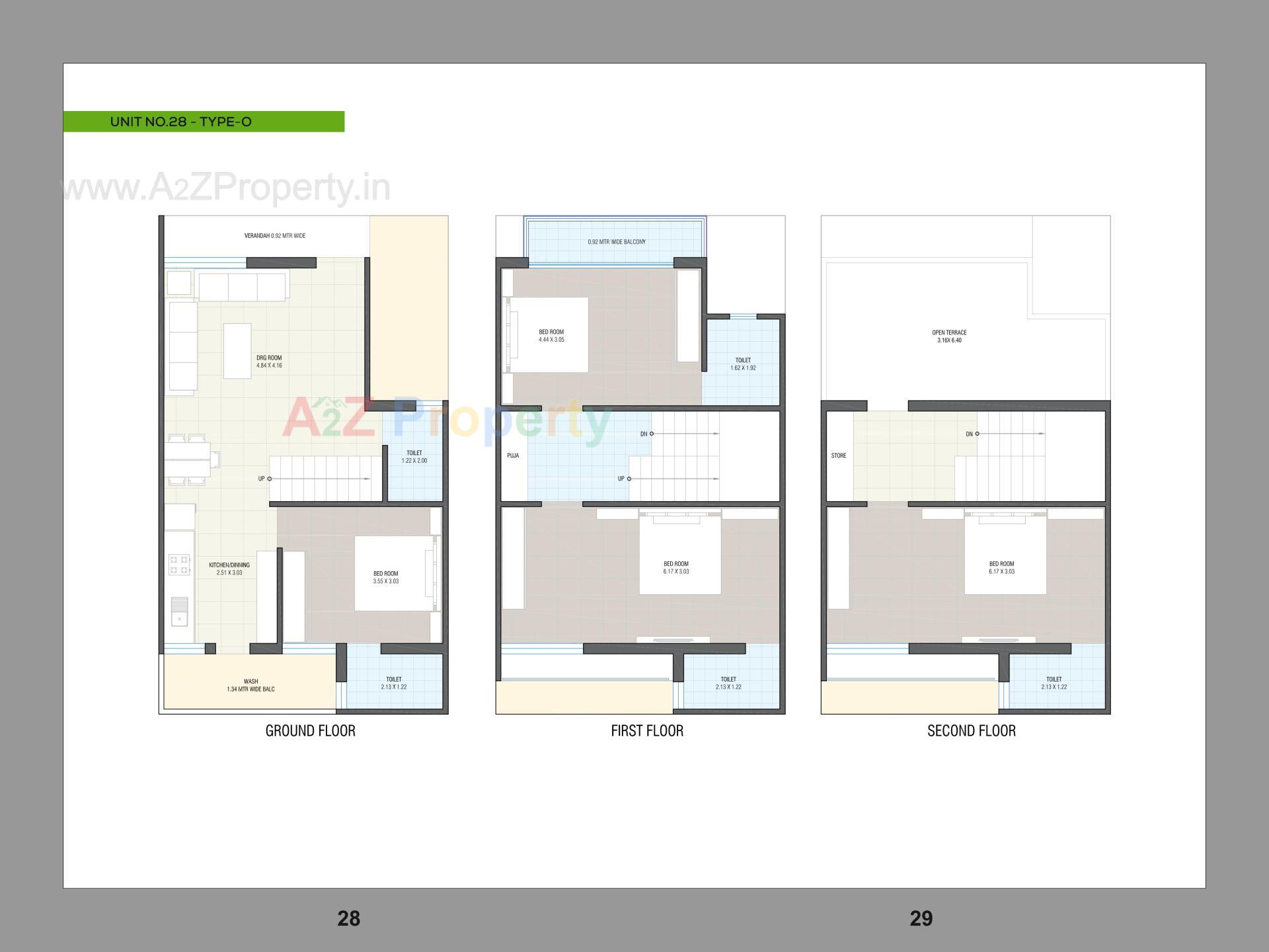 Layout of real estate project Sunrise Villa located at Singarva, Ahmedabad, Gujarat