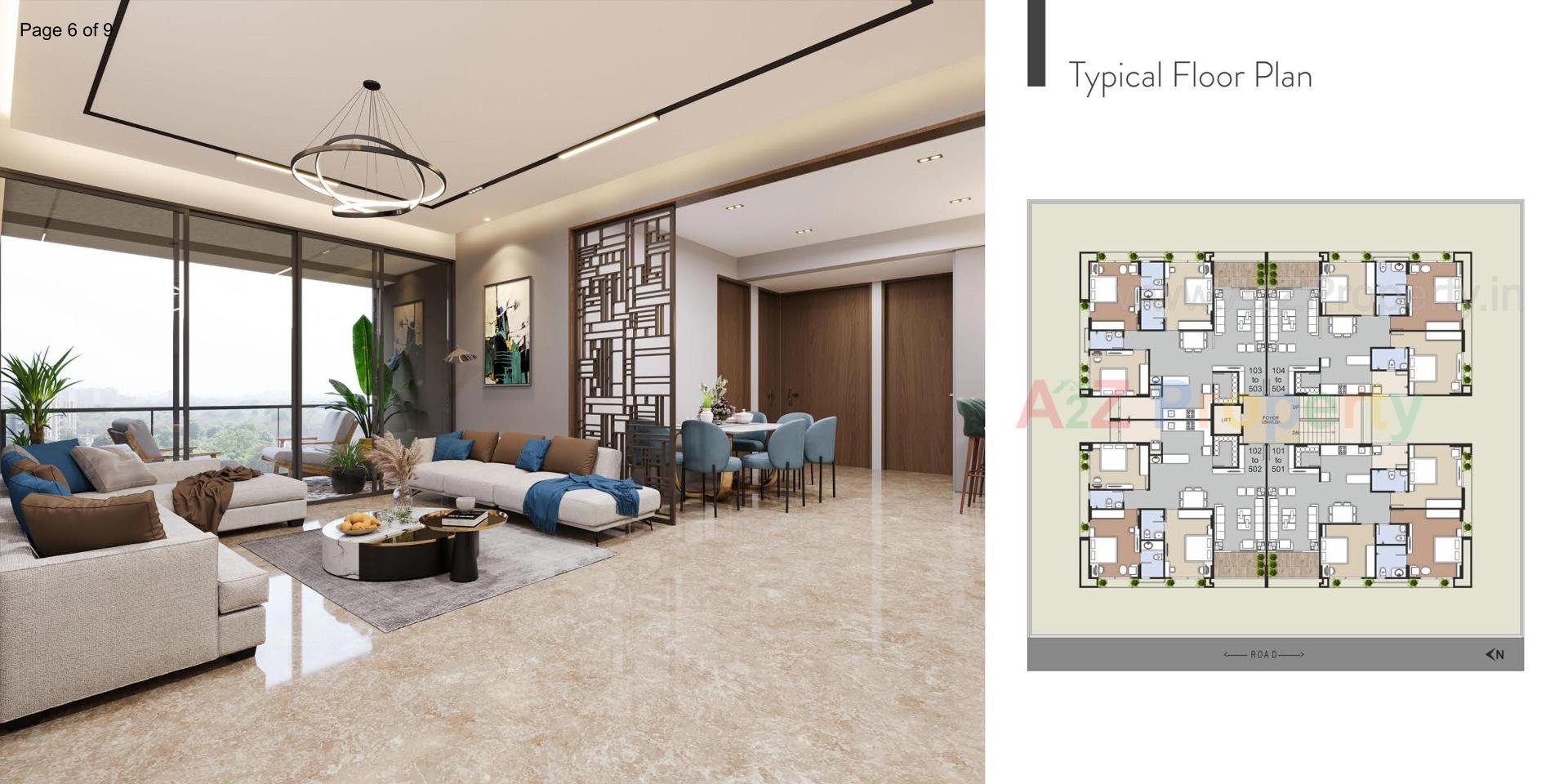  of real estate project Sunrise Vista located at Bodakdev, Ahmedabad, Gujarat