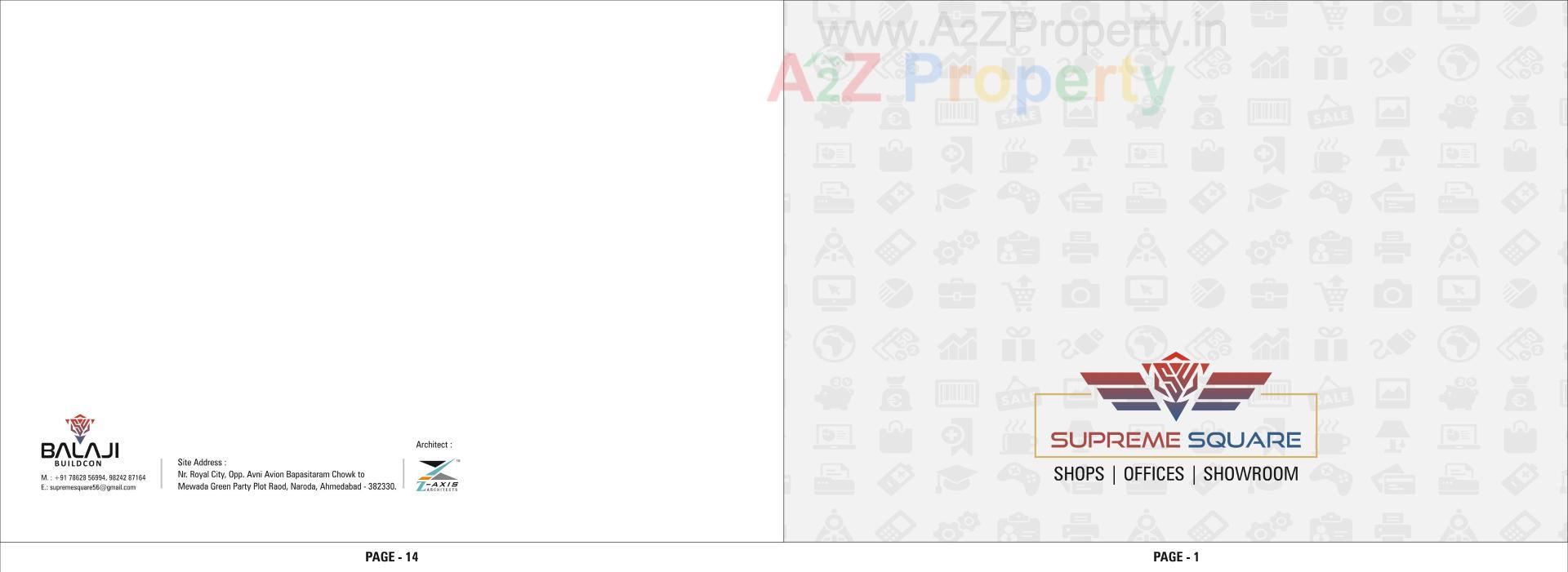  of real estate project Supreme Square located at Naroda, Ahmedabad, Gujarat