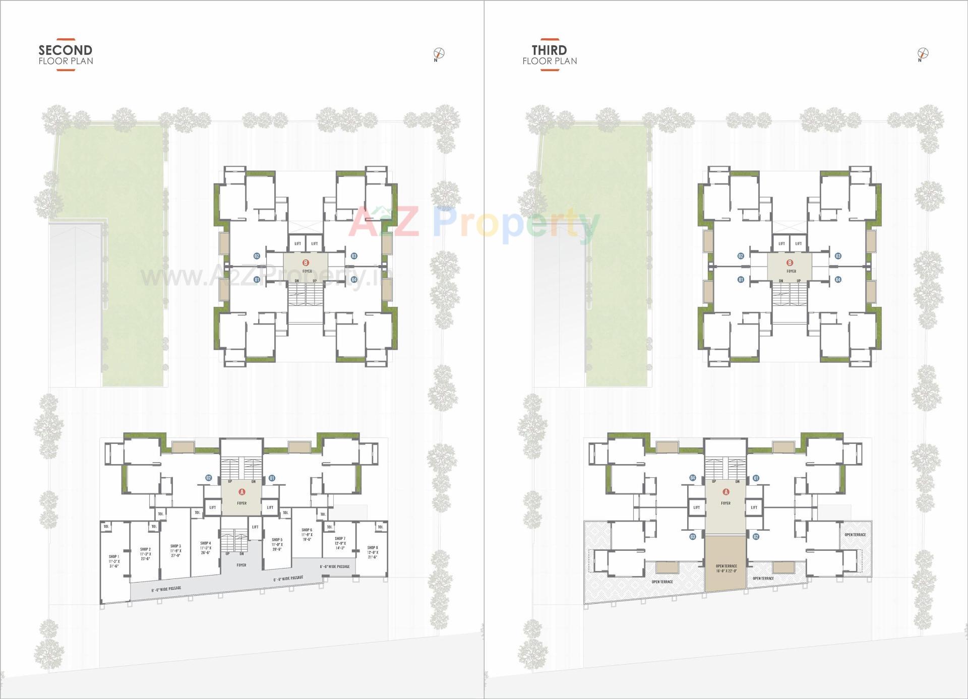 Layout of real estate project Suramya Heights located at Sanand, Ahmedabad, Gujarat