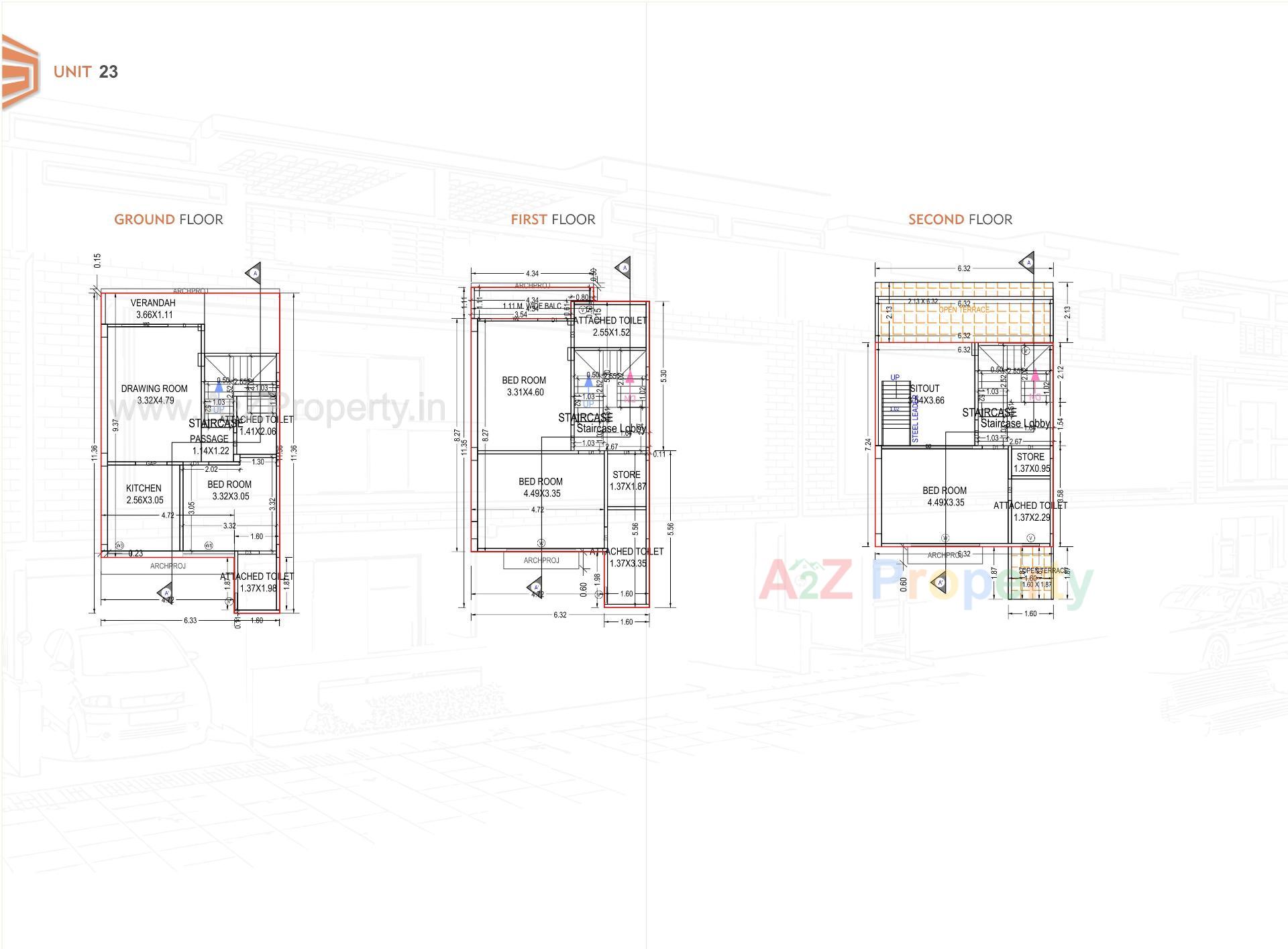 Layout of real estate project Suramya Space located at Sanand, Ahmedabad, Gujarat