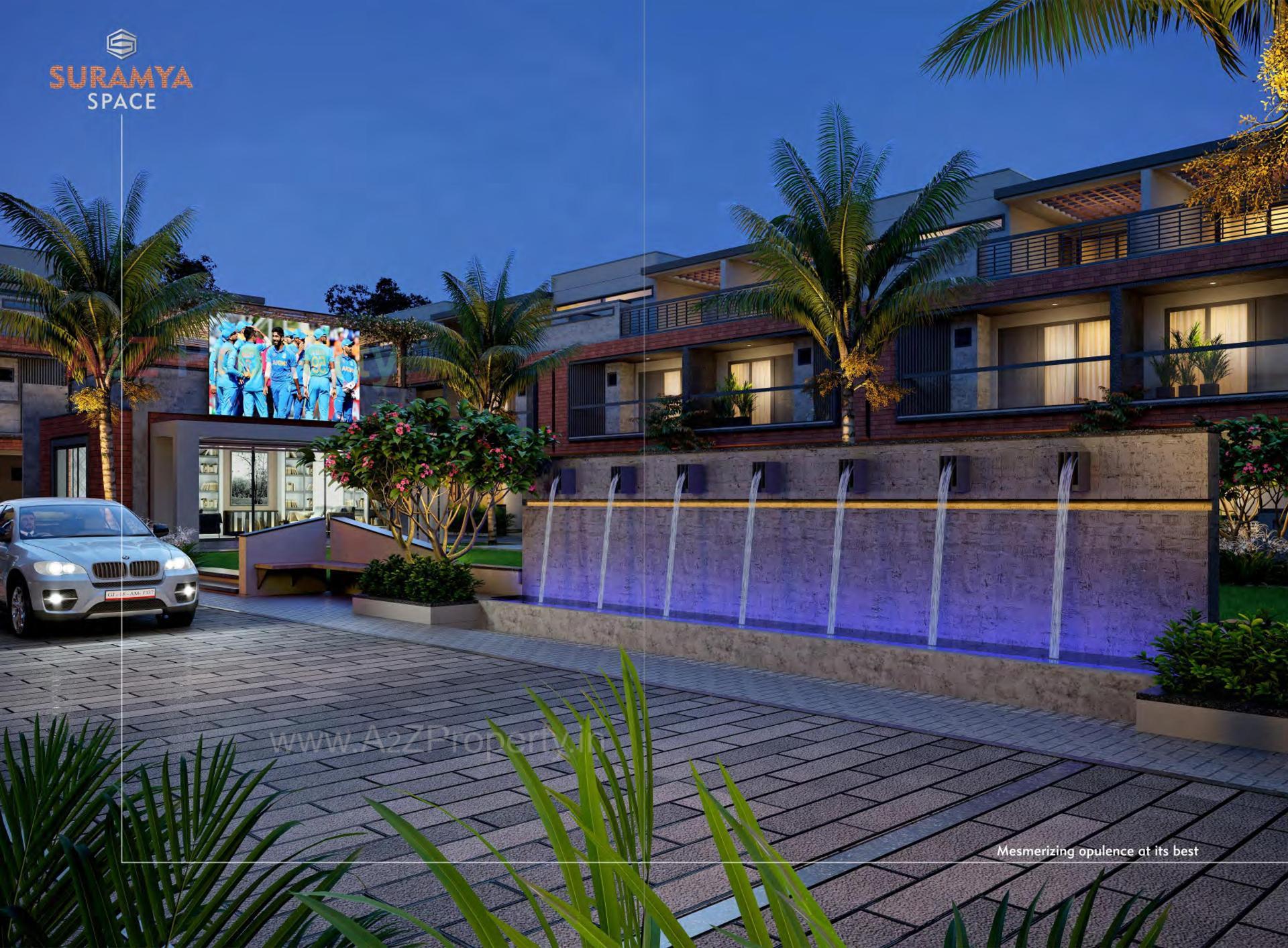 3D Elevation of real estate project Suramya Space located at Sanand, Ahmedabad, Gujarat