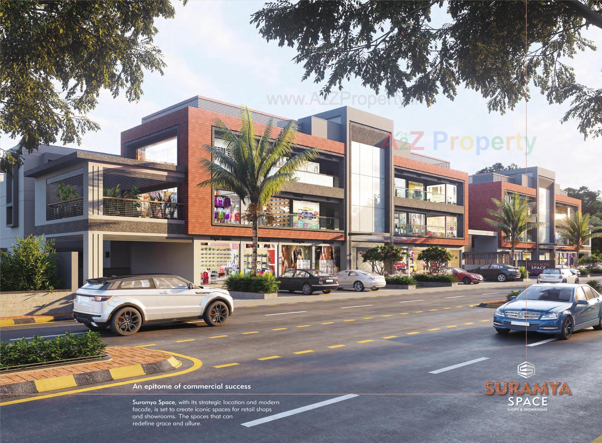 3D Elevation of real estate project Suramya Space located at Sanand, Ahmedabad, Gujarat